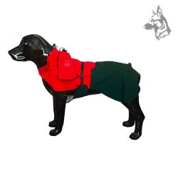 Chubasquero para perros Benetton en color rojo y negro – Impermeable, ajustable y transpirable, fabricado con materiales resiste 2