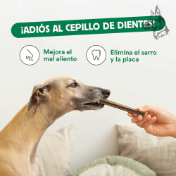 Imagen 1: Bolsa de Sticks Dentales de Ternera de Wild Balance, con ingredientes 100% naturales, incluyendo algas marinas y oréga 2