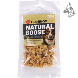 Snacks naturales de carne de ganso para perros - Cubos deshidratados ricos en proteínas, ideales como premio o refuerzo positivo 2