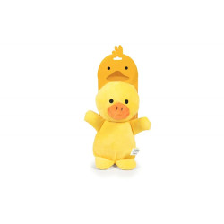 Peluche pato amarillo Gloria Pets con su cría 2