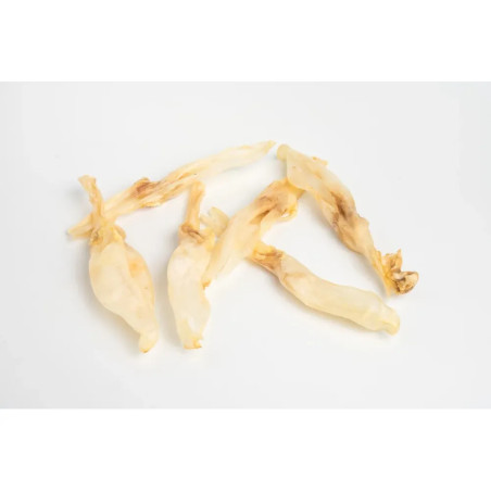Orejas de conejo sin pelo deshidratadas para perro — snack natural hipoalergénico