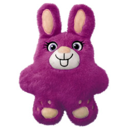 Juguete para perro KONG Snuzzles con forma de conejo morado, peluche sonoro con embalaje original. 2