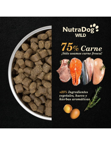 NutraDog Wild Pienso Natural Semihúmedo de Pato y Pescado 2