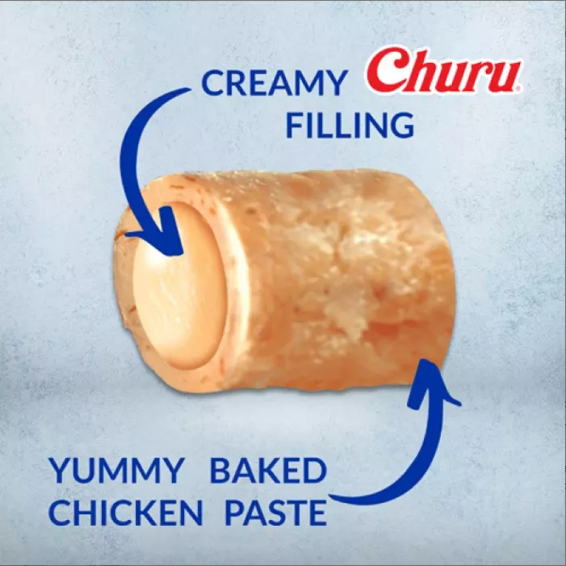 Churu Bites Snack de Pollo con Atún (8x12g)
