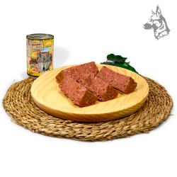 Comida húmeda Natural Greatness para perros adultos, receta exótica sin cereales con canguro, piña, mango y espirulina. Alimento 2