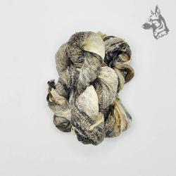 Trenza de bacalao natural para perros, snack rico en ácidos grasos Omega-3, ideal para el cuidado del pelaje, la piel y la salud 2