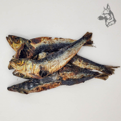 Sardinas deshidratadas naturales en su estado más puro, ideales como snack saludable para perros y gatos, ricas en omega 3 y pro 2